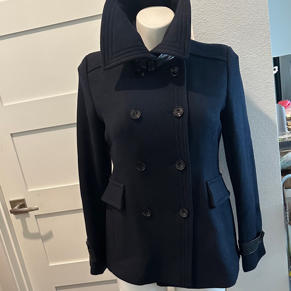 MICHAEL Michael Kors Classic Navy Pea Coat